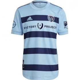 Jalkapallo Pelipaidat Sporting Kansas City Kotipaita 2021-2022 Lyhythihainen